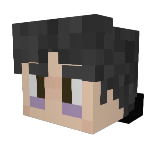 _WillBill_ Minecraft avatar head, 3D render