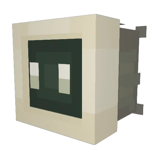 _WillowFrog Minecraft avatar head, 3D render