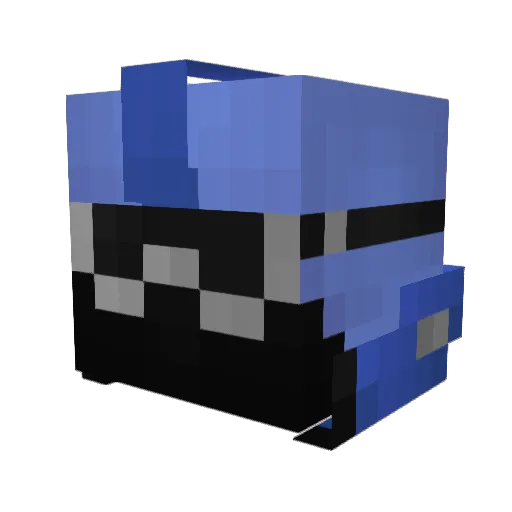 _Winter_2 Minecraft avatar head, 3D render