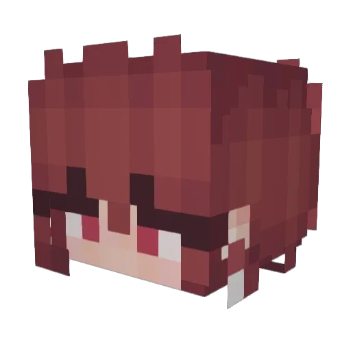 _WitchBear_ Minecraft avatar head, 3D render