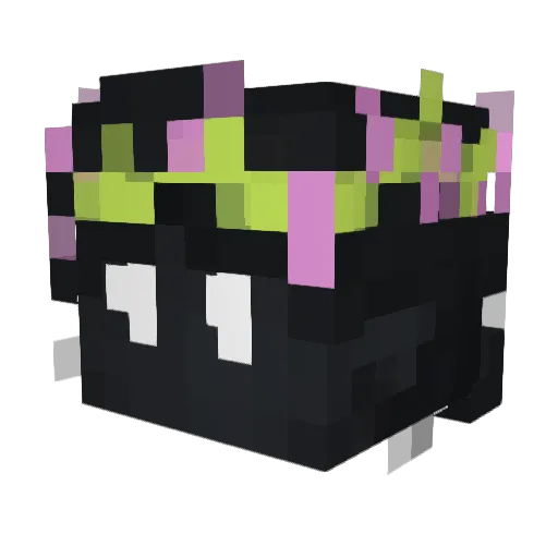 _Wolla_ Minecraft avatar head, 3D render