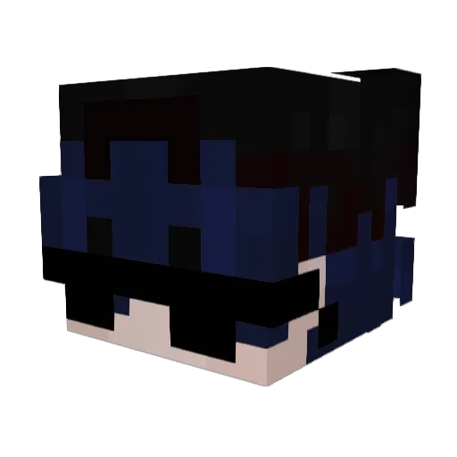 _Wonder_of_you_ Minecraft avatar head, 3D render