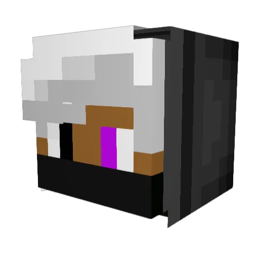 _XBabyHomicideX_ Minecraft avatar head, 3D render