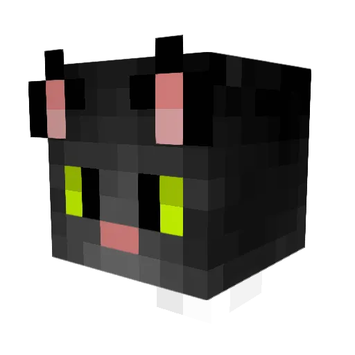 _XD_ Minecraft avatar head, 3D render