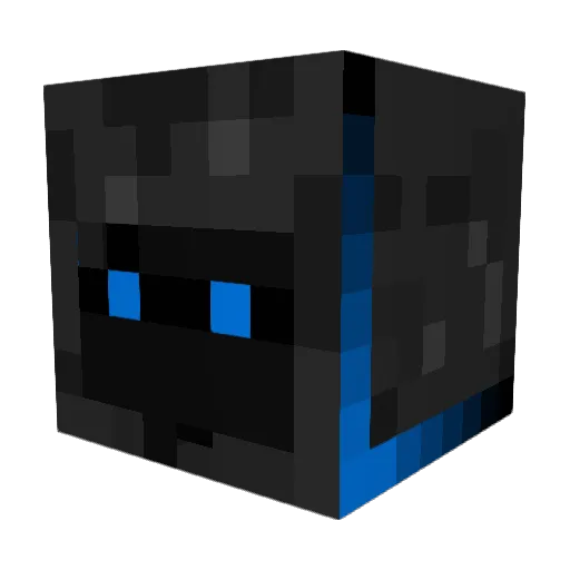 _XEzo Minecraft avatar head, 3D render