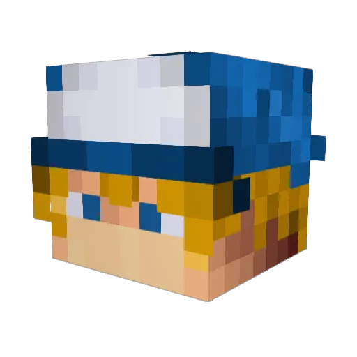 _XLTL_ Minecraft avatar head, 3D render
