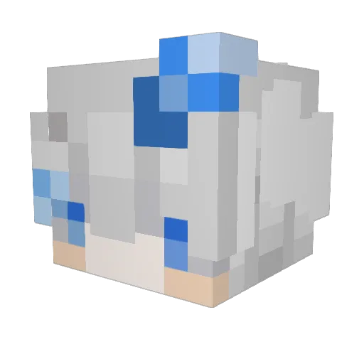 _XXXI_ Minecraft avatar head, 3D render