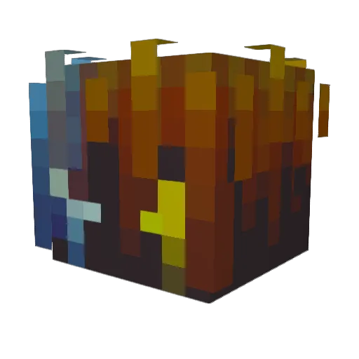 _X_Shaman_X_ Minecraft avatar head, 3D render