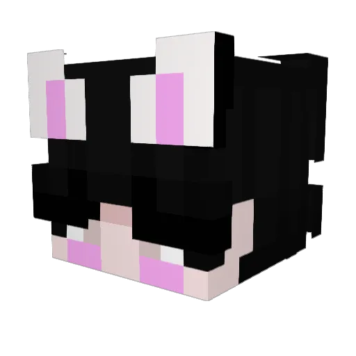 _Xanty Minecraft avatar head, 3D render