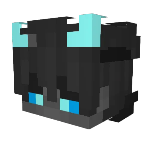 _Xaturox_ Minecraft avatar head, 3D render