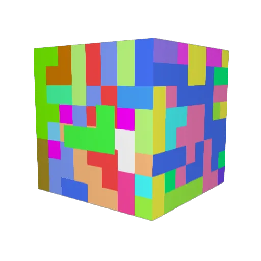 _XiaoHao_ Minecraft avatar head, 3D render