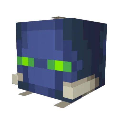 _XoMKa_yt_ Minecraft avatar head, 3D render