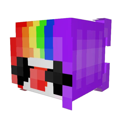 _XxGoonxX_ Minecraft avatar head, 3D render