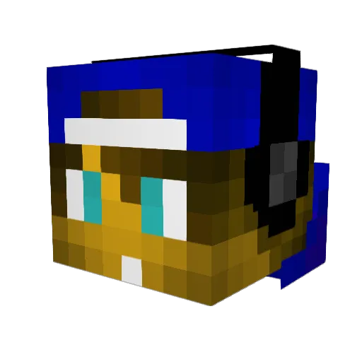 _XxHameroidxX_ Minecraft avatar head, 3D render