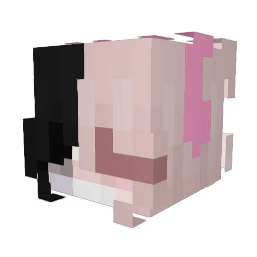 _Xzona_ Minecraft avatar head, 3D render