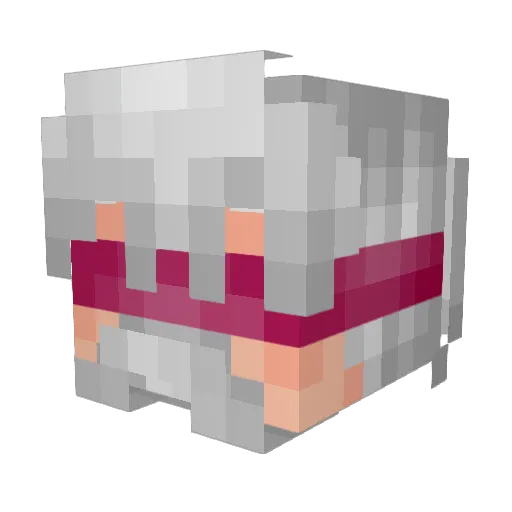 _Yahikoo_ Minecraft avatar head, 3D render