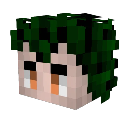 _Yahto_ Minecraft avatar head, 3D render