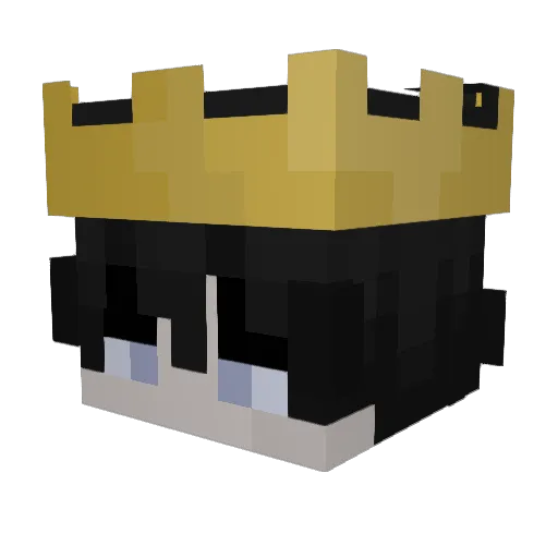 _YamaYama_ Minecraft avatar head, 3D render