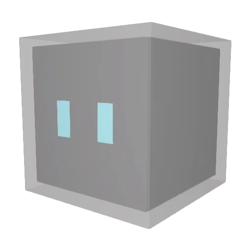 _YangPa Minecraft avatar head, 3D render