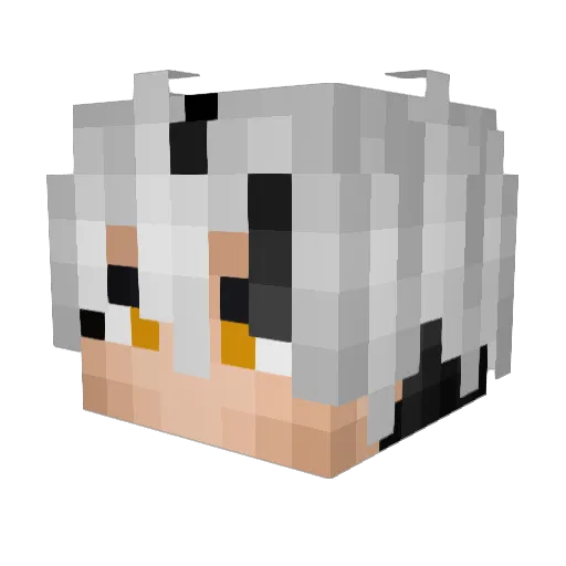 _Yao_Liu_ Minecraft avatar head, 3D render
