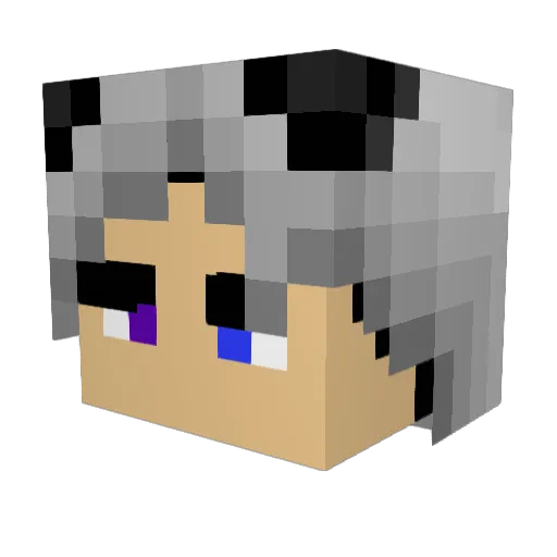 _Yeej_ Minecraft avatar head, 3D render