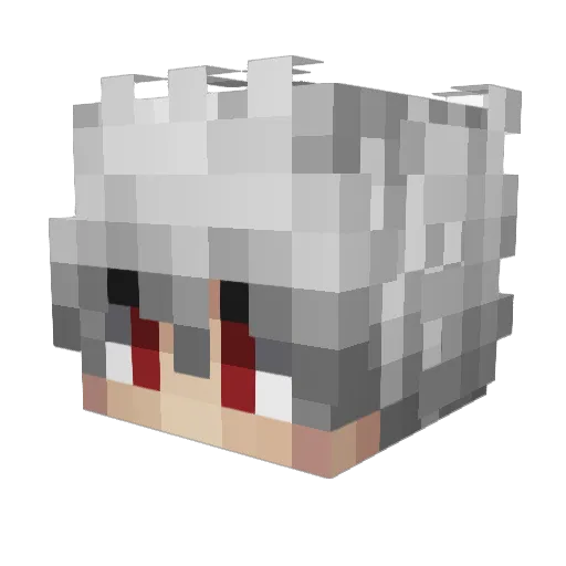 _Yeezyy_ Minecraft avatar head, 3D render