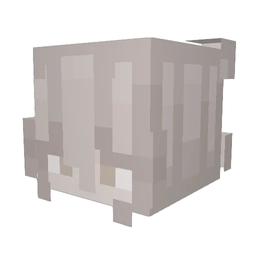 _Yeknom_ Minecraft avatar head, 3D render