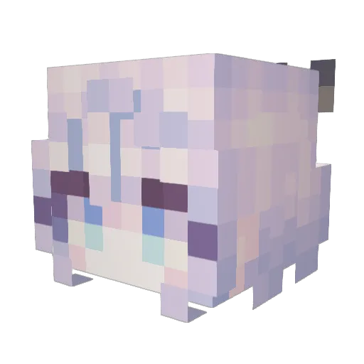 _Yeon_Ga_ Minecraft avatar head, 3D render