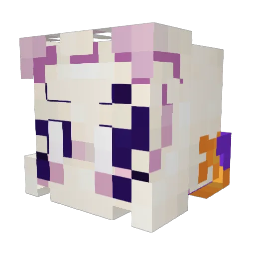 _Yokim Minecraft avatar head, 3D render