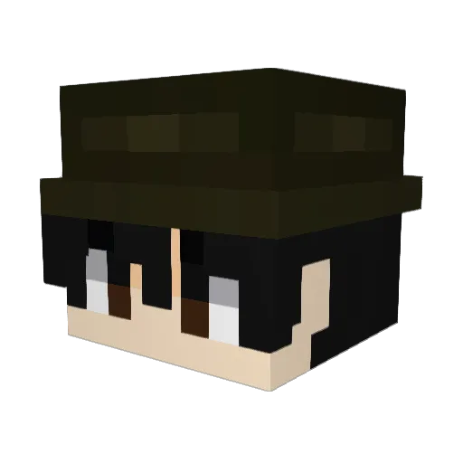 _Yopesxdd Minecraft avatar head, 3D render