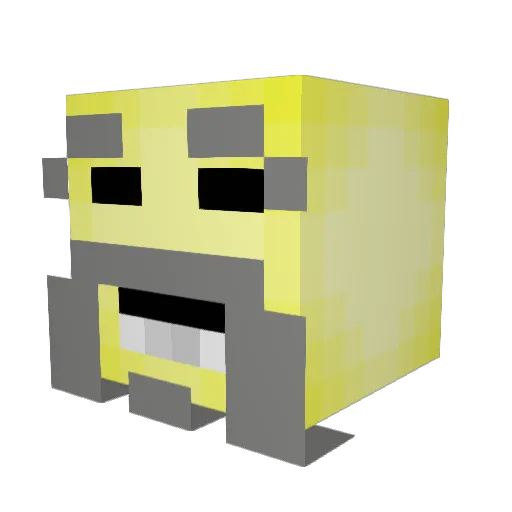 _YouJustGotOofed Minecraft avatar head, 3D render
