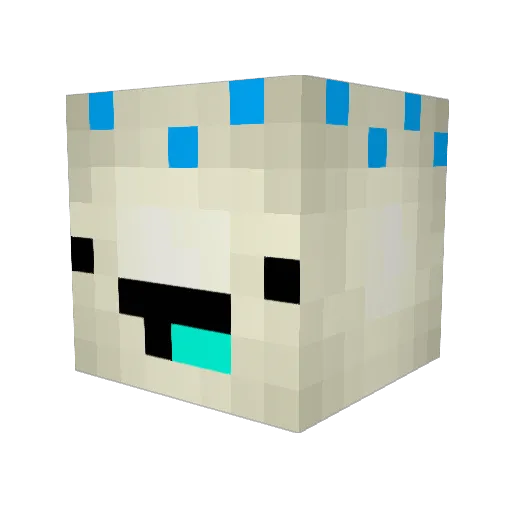 _YourRealDad_ Minecraft avatar head, 3D render