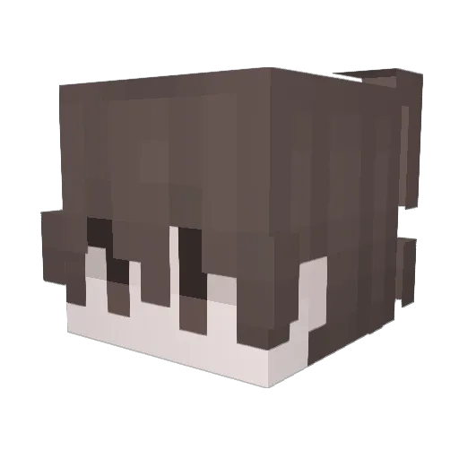 _YourSenpai Minecraft avatar head, 3D render