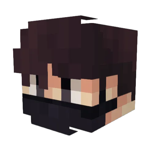 _Yuh__ Minecraft avatar head, 3D render