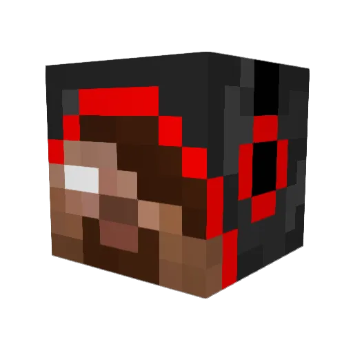 _Yung_Fetus_ Minecraft avatar head, 3D render
