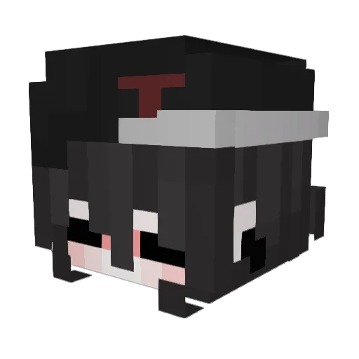 _Yuri_Xx Minecraft avatar head, 3D render