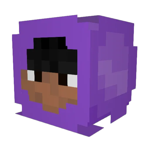 _Yvng_ Minecraft avatar head, 3D render