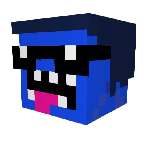 _ZIND_ Minecraft avatar head, 3D render