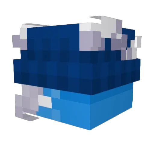 _ZaKuTY_ Minecraft avatar head, 3D render
