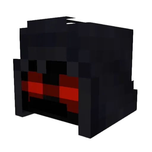 _ZaRb0G_ Minecraft avatar head, 3D render