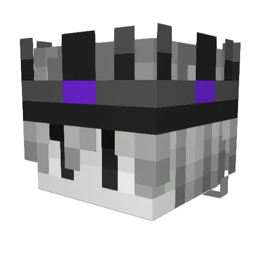 _ZaZaaaa Minecraft avatar head, 3D render