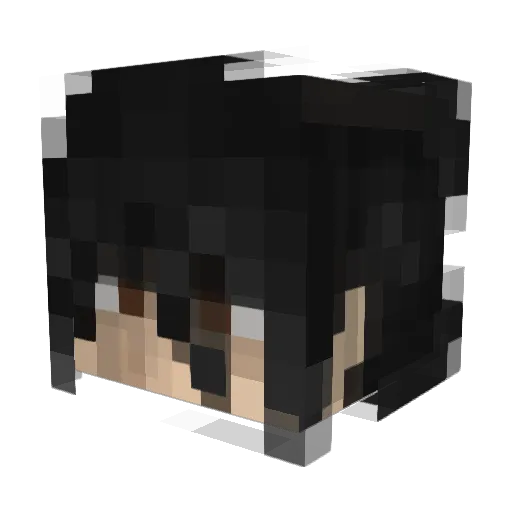 _Zayrus_ Minecraft avatar head, 3D render