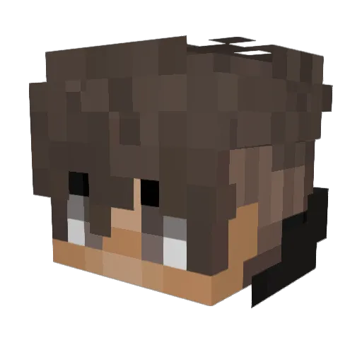 _Zd0_ Minecraft avatar head, 3D render