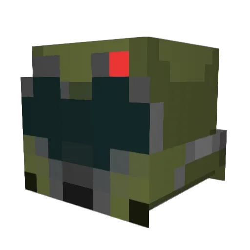 _Zealith Minecraft avatar head, 3D render