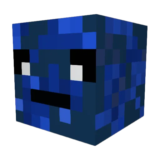 _Zeda_ Minecraft avatar head, 3D render