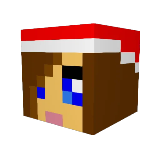 _Zeetox_ Minecraft avatar head, 3D render