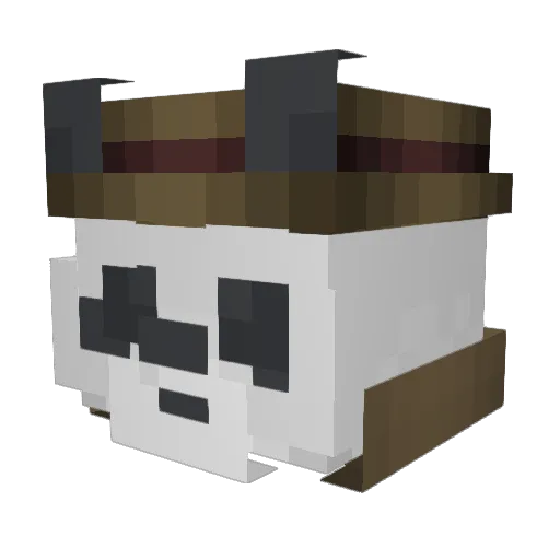 _Zekrom Minecraft avatar head, 3D render
