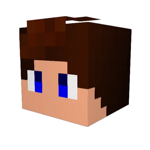 _Zeltha_ Minecraft avatar head, 3D render