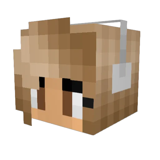 _Zemo Minecraft avatar head, 3D render