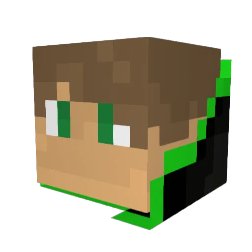 _ZeonEU_ Minecraft avatar head, 3D render